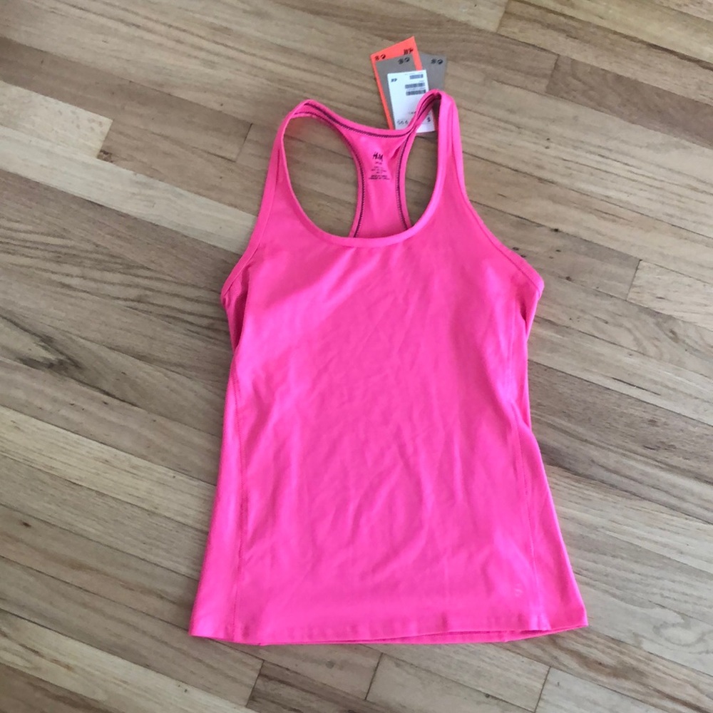 H&M pink workout tank top size Xs